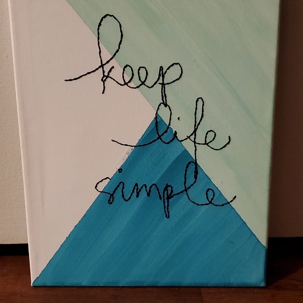Keep Life Simple Canvas